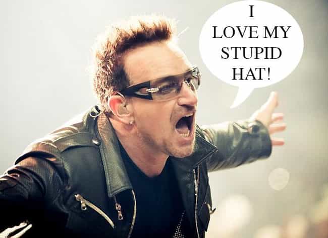 Bono Is Obsessed with His Hat
