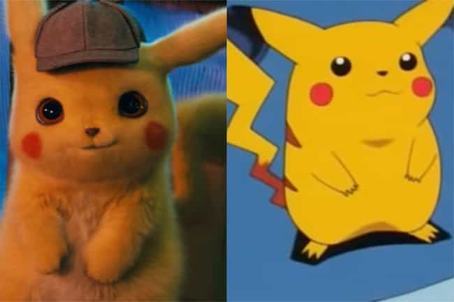 How The Detective Pikachu Pokémon Compare To Their Anime Counterparts
