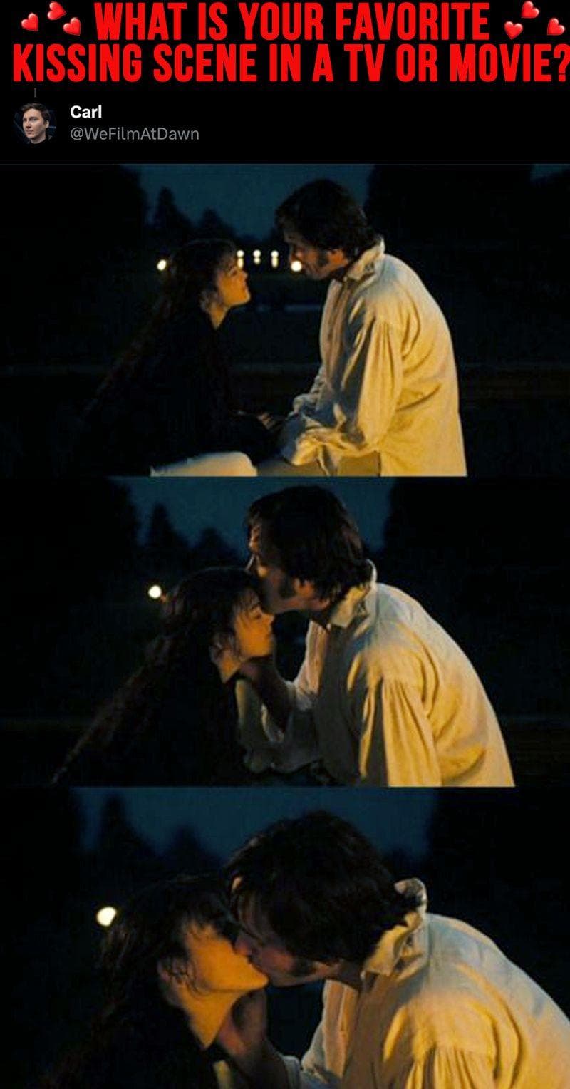 The Kiss Between Mr. Darcy And Elizabeth In 'Pride & Prejudice'