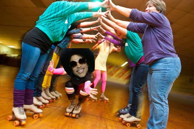 Prince Is an AMAZING Roller Skater