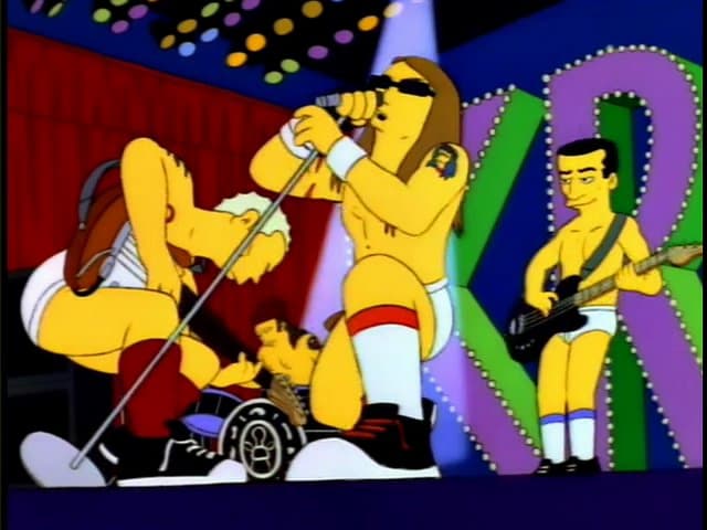 Red Hot Chili Peppers On 'The Simpsons'