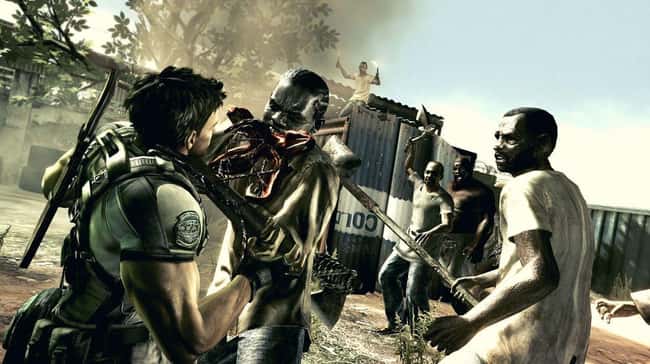 Resident Evil 5 is listed (or ranked) 14 on the list Most Controversial Video Games That Have Ever Been Released