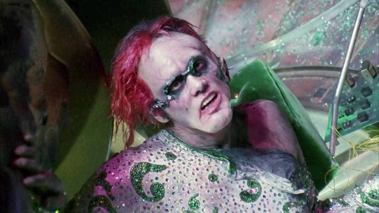 The Riddler Is Stuck In Arkham Asylum, Believing He's Batman In 'Batman Forever'