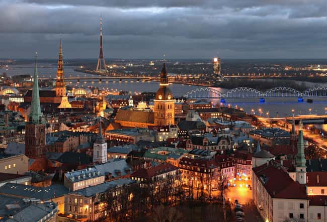 Riga is listed (or ranked) 62 on the list The Most Beautiful Cities in the World