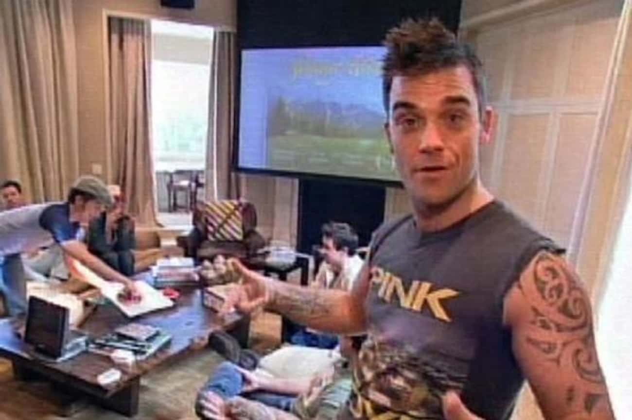 Robbie Williams Used A Different Celebrity's Home