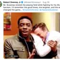 Robert Downey Jr. on Random 'Black Panther' Cast And Marvel Family Pay Tribute To Chadwick Boseman