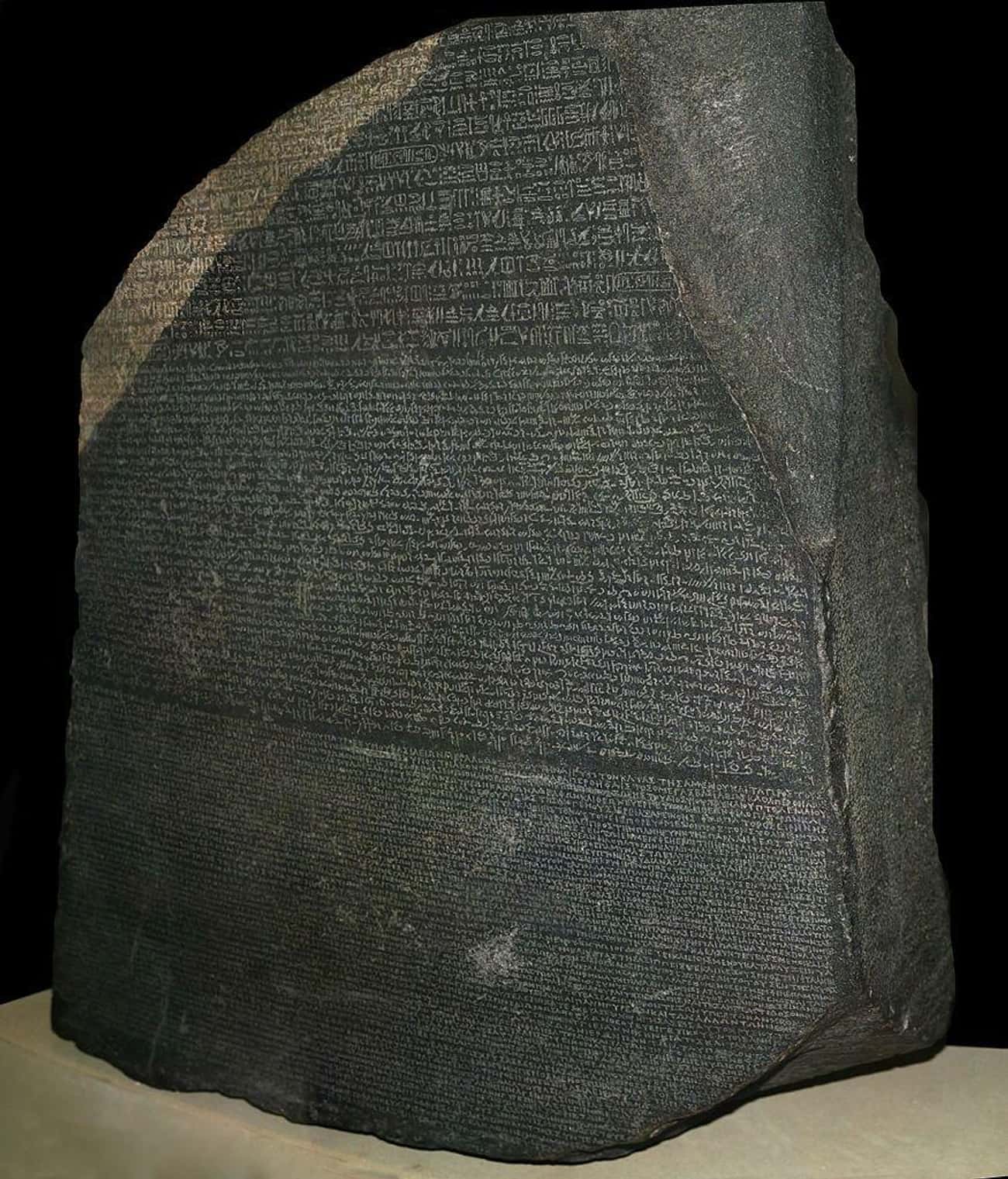 The Rosetta Stone (c. 196 BC)