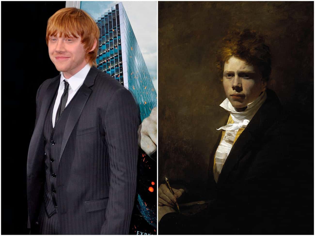 Rupert Grint Looks Great Dressed As Painter Sir David Wilkie