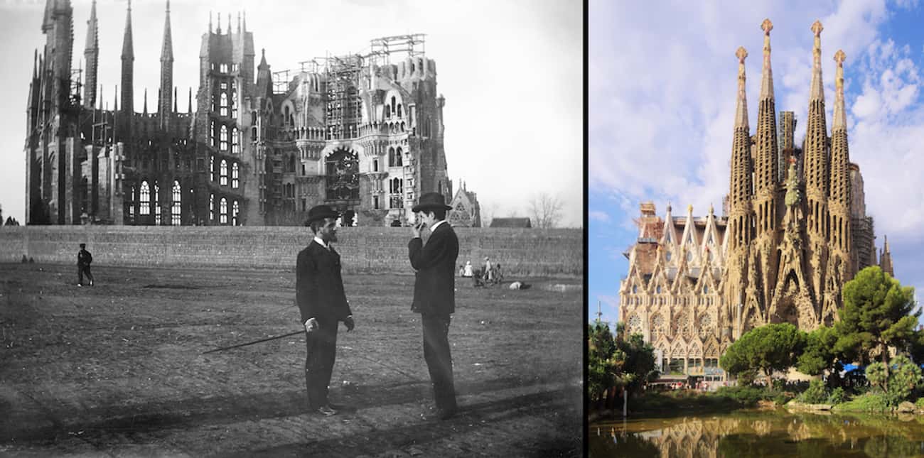 La Sagrada Família (1905 & 2017)