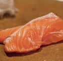 Salmon on Random Best Fish for Sushi