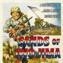 John Wayne, Forrest Tucker, Richard Jaeckel   Sands of Iwo Jima is a 1949 film starring John Wayne that follows a group of United States Marines from training to the Battle of Iwo Jima during WWII.