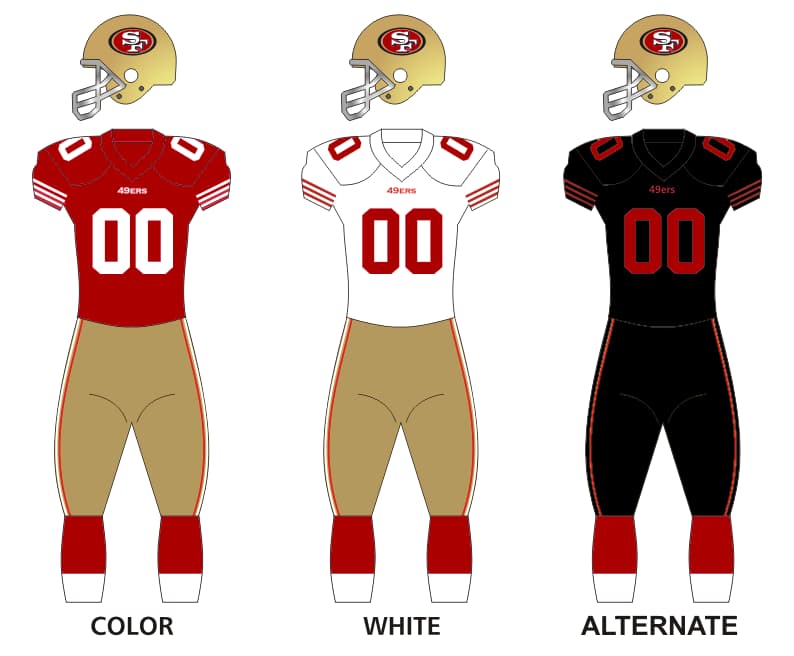 Best NFL Uniforms List of the Best Looking Football Team Uniforms